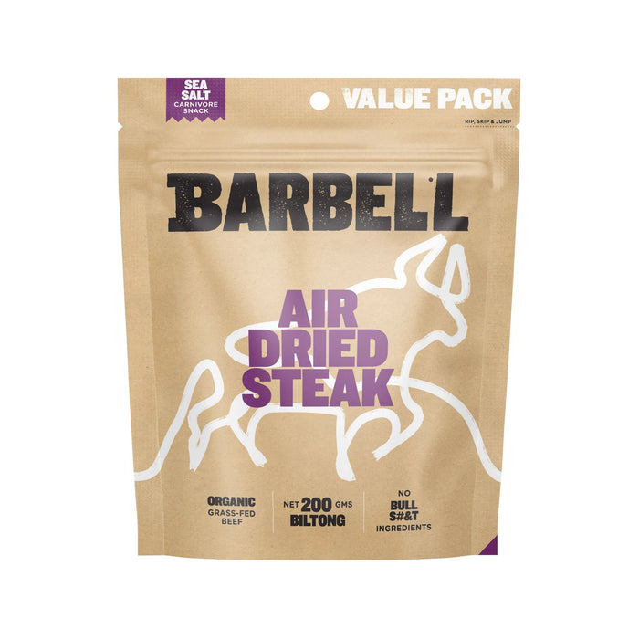 Air Dried Steak - Sea Salt - 200g - 6 Pack