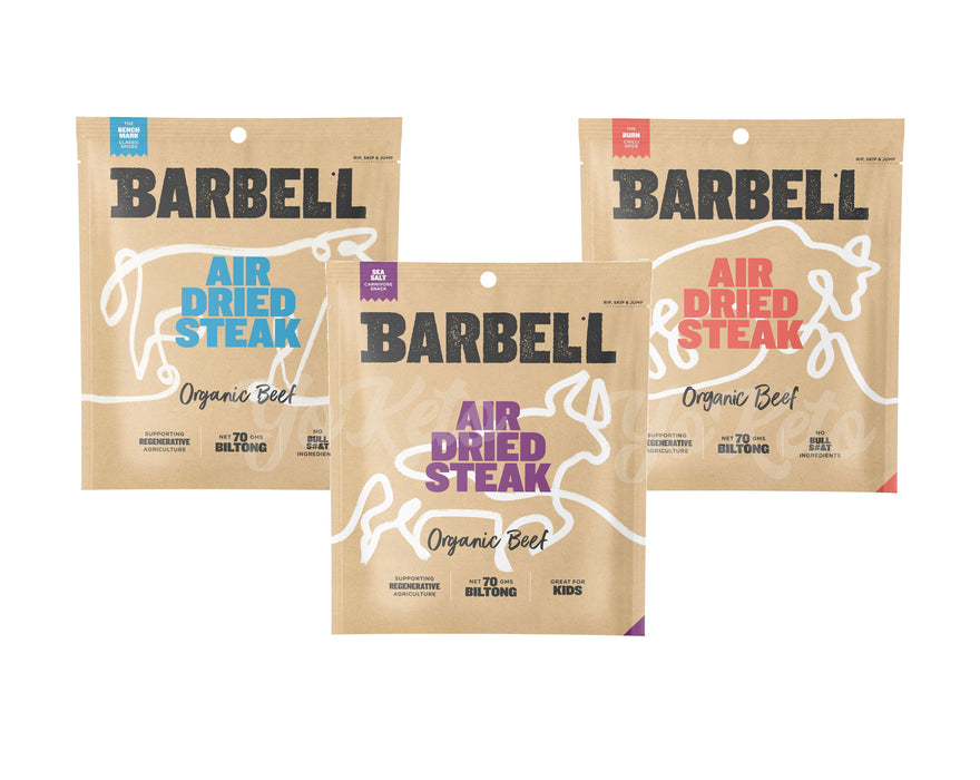 Air Dried Steak - Variety 3 Pack - 3 x 70g