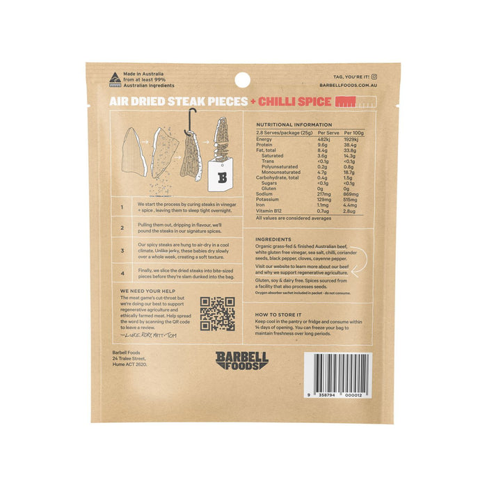 Air Dried Steak - Variety 3 Pack - 3 x 70g