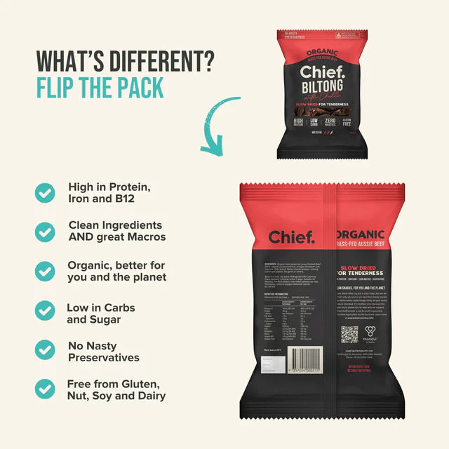 Chilli Beef Biltong 30g - 12 Pack