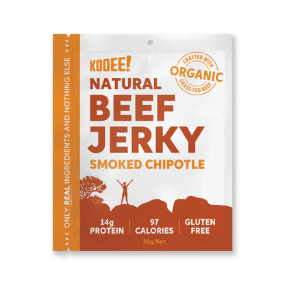 Grass Fed Beef Jerky - Smoked Chipotle