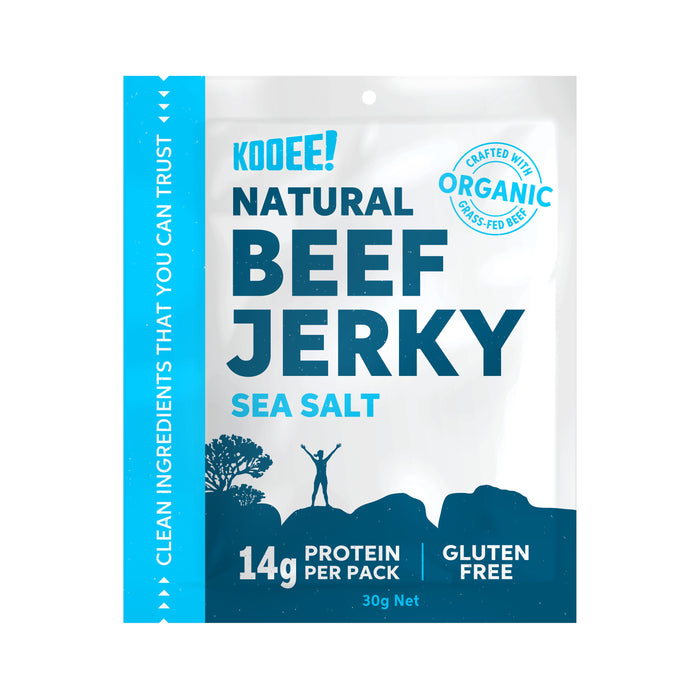 Grass Fed Beef Jerky - Sea Salt x 10