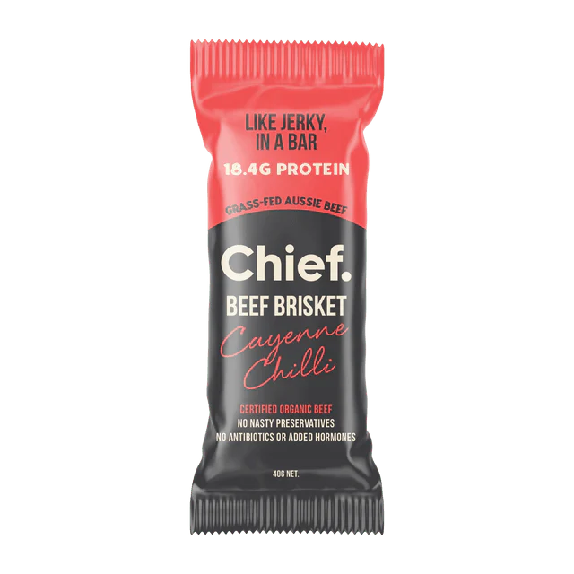Beef & Chilli Bar - Box of 12 - Yo Keto