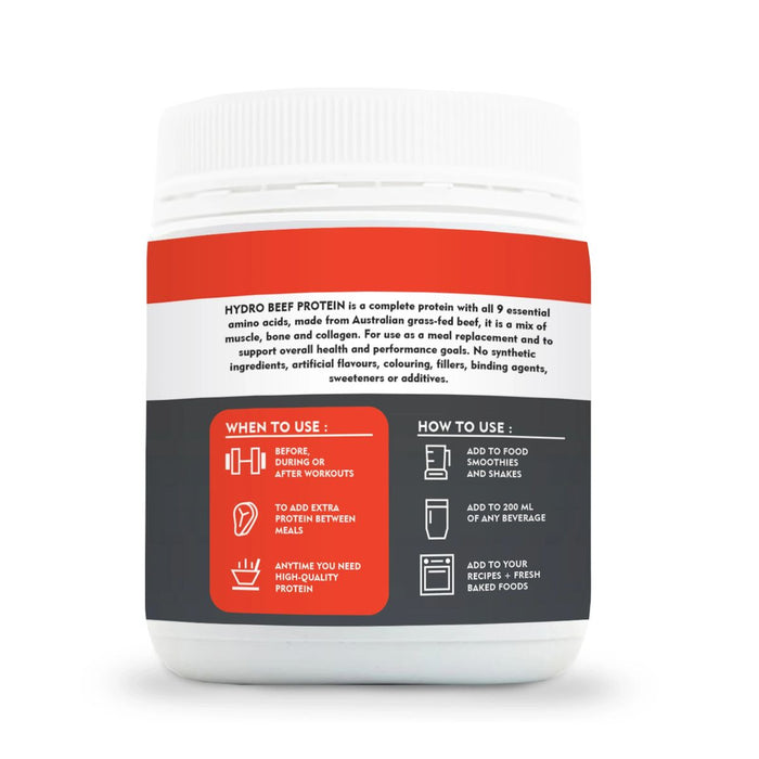 Hydro Beef Isolate Protein - Australian Grass Fed - 252g - Carnivore Store