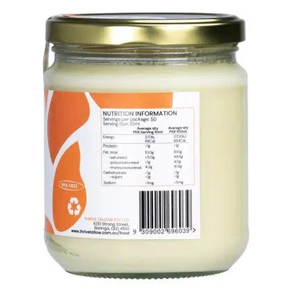 100% Grass Fed Tallow - 500ml - Carnivore Store
