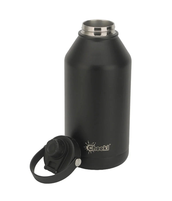 2L Insulated Adventure Bottle - Black - Carnivore Store