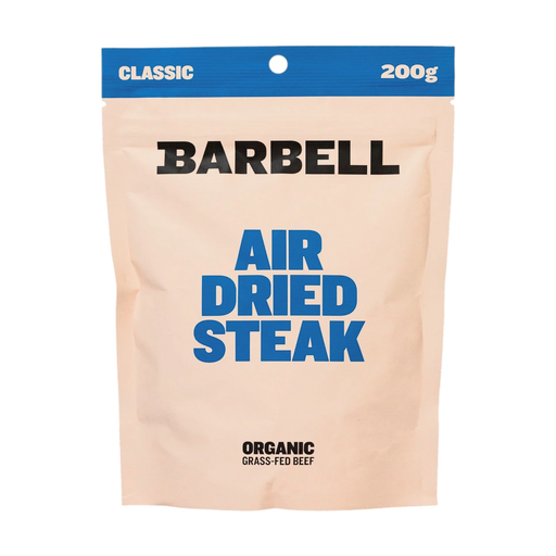 Front of the Barbell Air Dried Steak Classic 200 g pouch