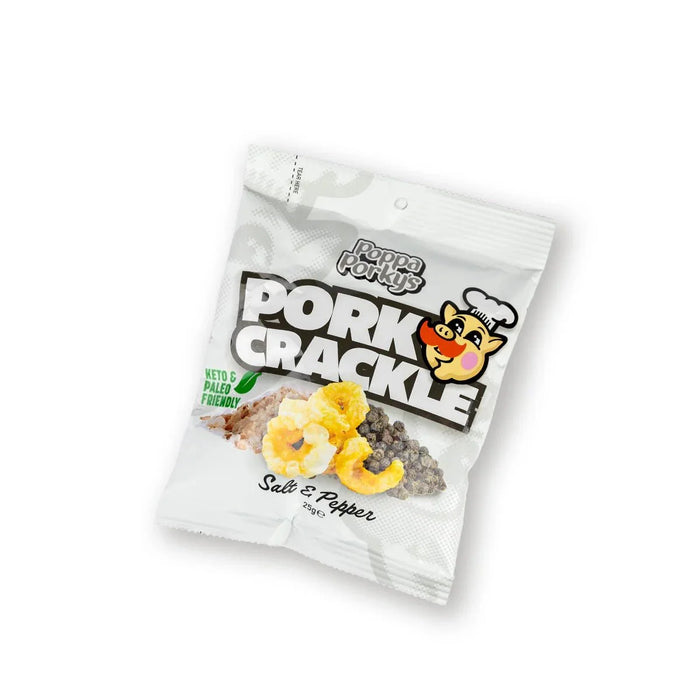 Pork Crackle - Salt & Pepper - 25g x 6