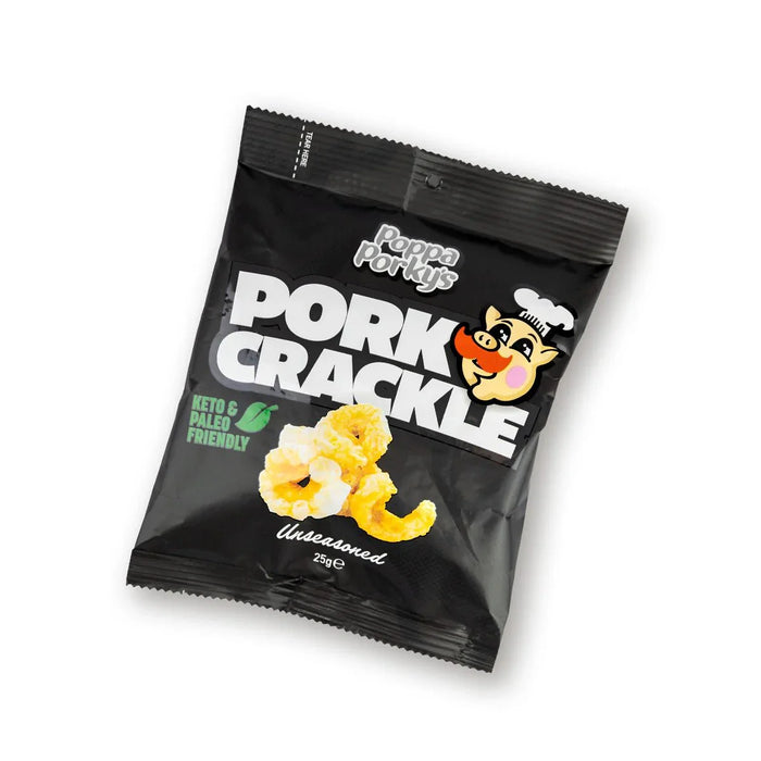 Pork Crackle - Unseasoned - 25g x 6