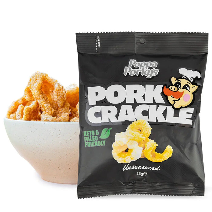 Pork Crackle - Unseasoned - 25g x 6