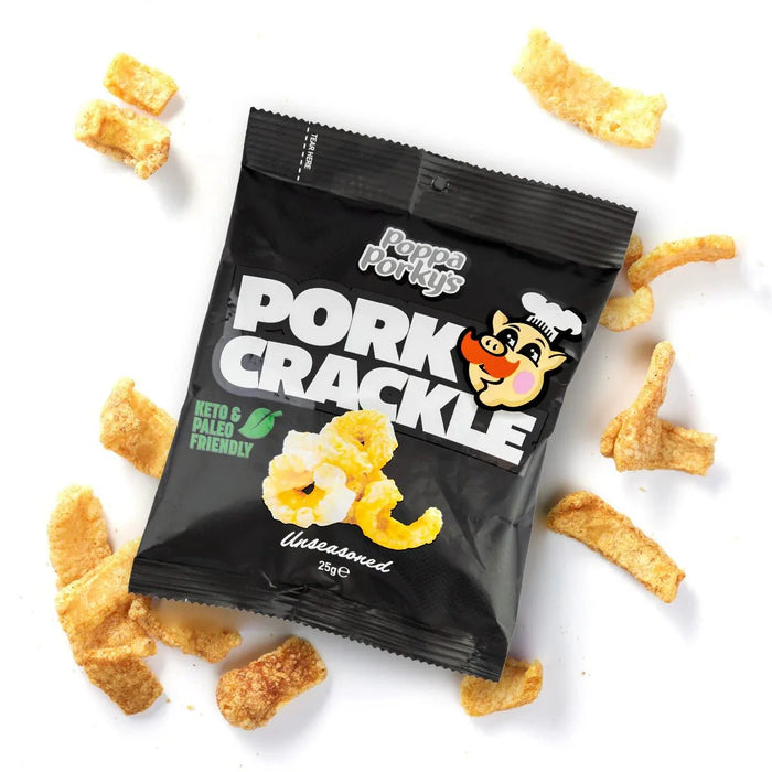 Pork Crackle - Unseasoned - 25g x 6