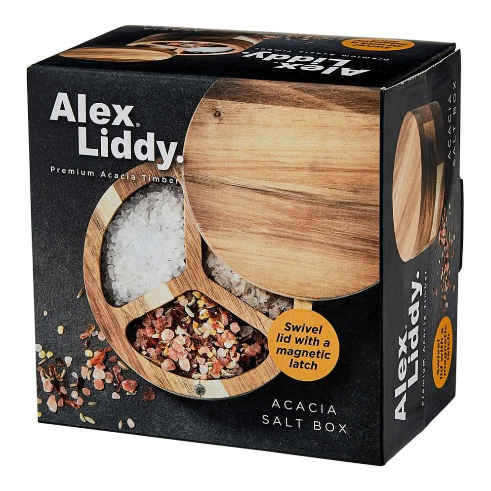 Buy Alex Liddy Acacia Wood Salt Box @ Carnivore Store