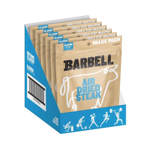 Air Dried Steak - Classic - 200g - 6 Pack - Barbell Foods