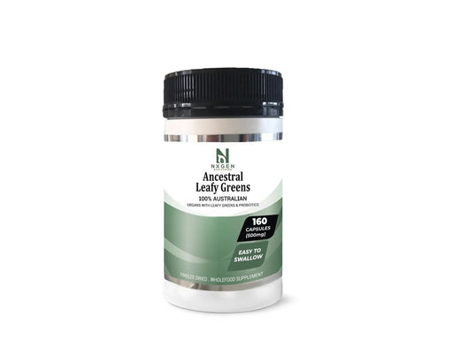 Ancestral Leafy Greens Capsules - Natural Magnesium - 160 Capsules - NXGEN Wholefoods