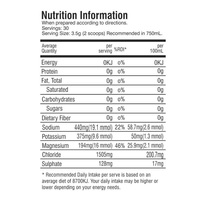 Athlete Hydration Powder - 30 Serves - Carnivore Store