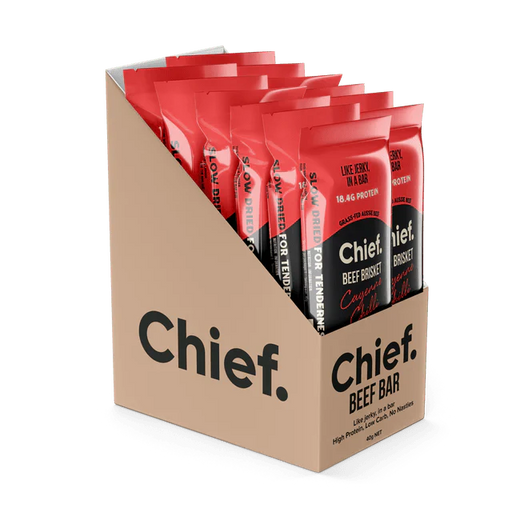 Beef & Chilli Bar - Box of 12 - Yo Keto