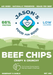 Beef Chips - Rosemary & Garlic - 40g - Best Before 17 Apr 2026 by Jason's Food For Good in Savoury Snacks collection.