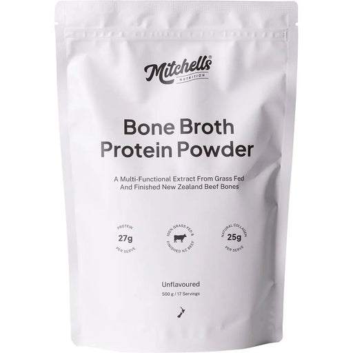 Bone Broth Protein Powder Unflavoured - 500g - Carnivore Store