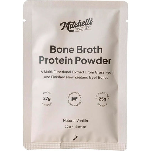 Bone Broth Protein Powder Vanilla - 30g - Mitchells Nutrition