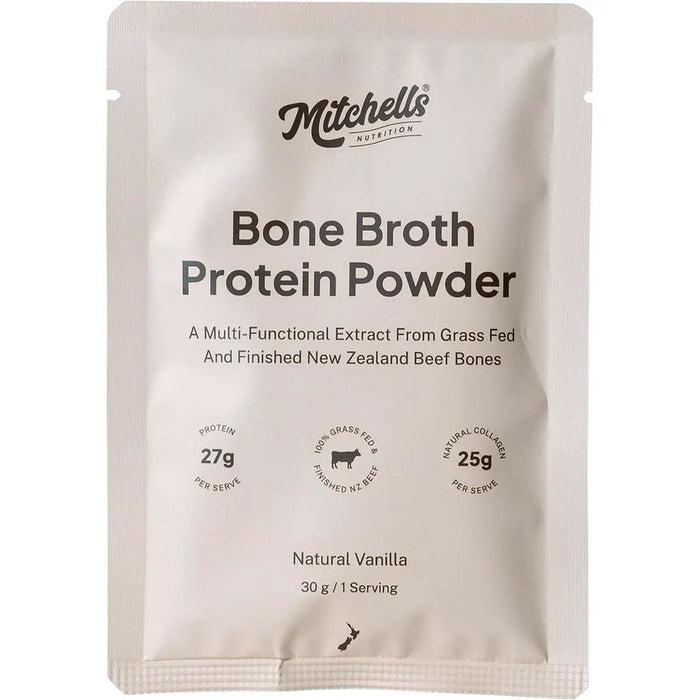 Bone Broth Protein Powder Vanilla - 30g - Mitchells Nutrition