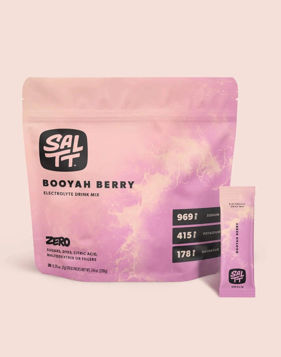 Booyah Berry Electrolyte Drink Mix - 30 Sticks - SALTT