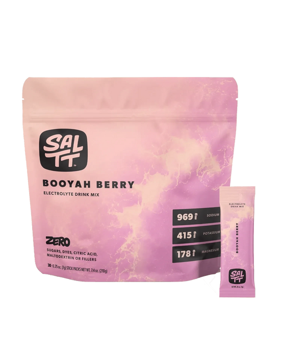 Booyah Berry Electrolyte Drink Mix - 30 Sticks - SALTT