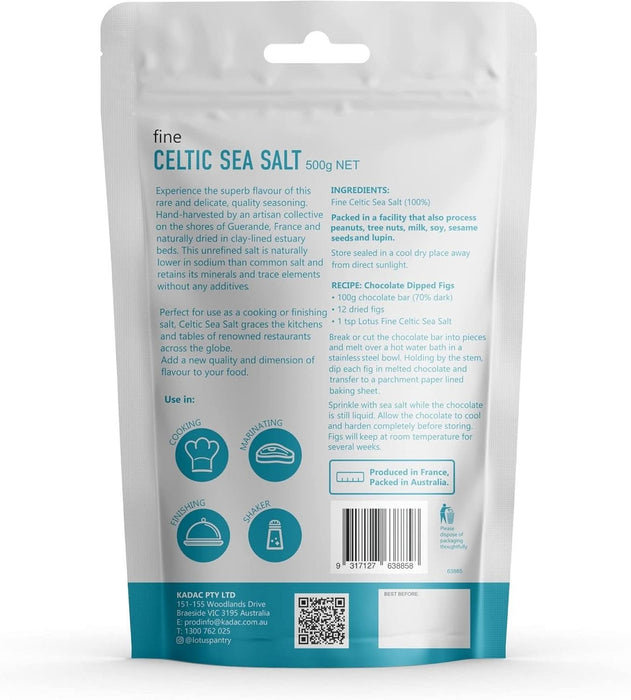 Celtic Sea Salt - Fine - 500g - Lotus