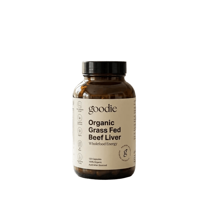 Certified Organic Grass Fed Beef Liver Capsules - 120 Capsules
