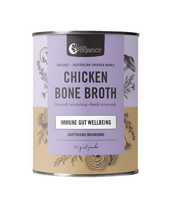 Chicken Bone Broth - Adaptogenic Mushroom - 125g - Yo Keto