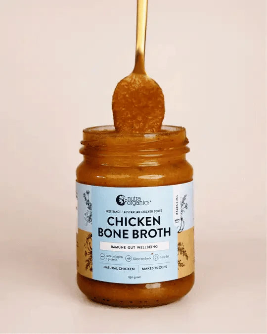 Chicken Bone Broth Concentrate - Natural - 250g - Best Before 07 Jan 2026 - Nutra Organics