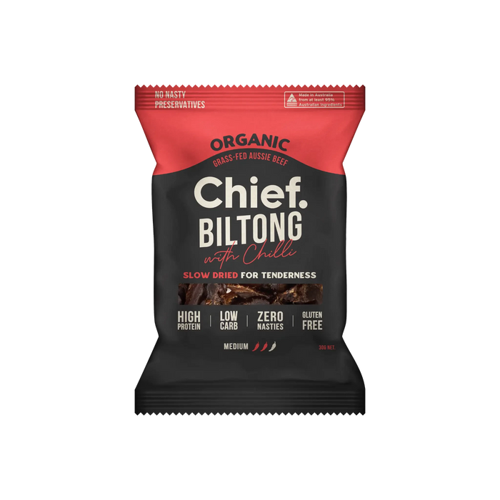 Chilli Beef Biltong 30g - 12 Pack - Chief