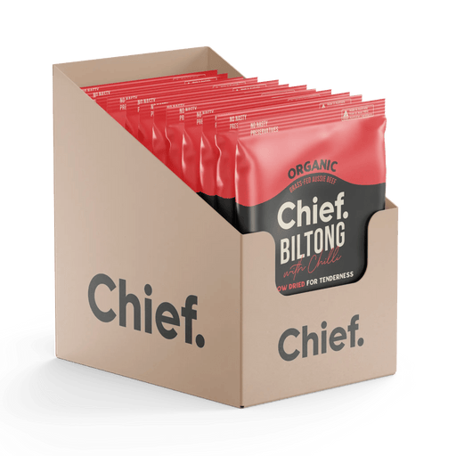 Chilli Beef Biltong 30g - 12 Pack - Chief