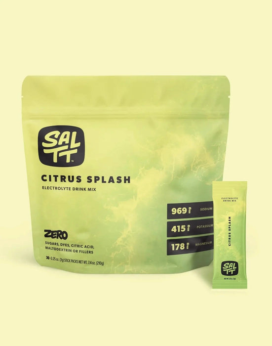 Citrus Splash Electrolyte Drink Mix - 30 Sticks - SALTT