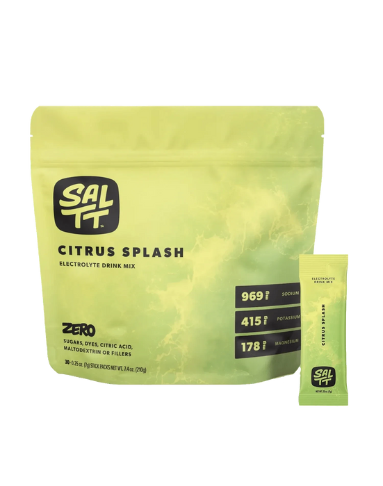 Citrus Splash Electrolyte Drink Mix - 30 Sticks - SALTT