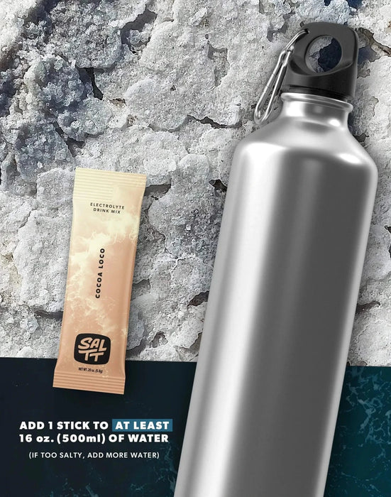 Cocoa Loco Electrolyte Drink Mix - 30 Sticks - SALTT