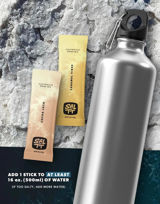 Cocoa Variety Electrolyte Drink Mix - 30 Sticks - SALTT