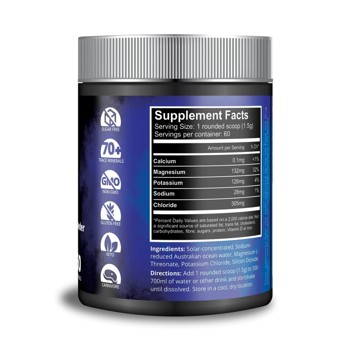 Complete Ocean Electrolyte Powder - 60 servings - Aussie Trace Minerals