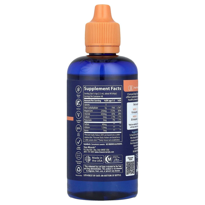 ConcenTrace - Trace Mineral Drops - 118ml - Trace Minerals