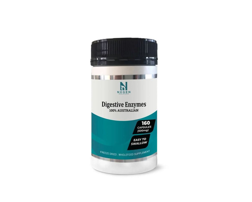 Digestive Enzymes - 160 Capsules - NXGEN Wholefoods