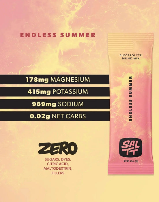 Endless Summer Electrolyte Drink Mix - 30 Sticks - SALTT