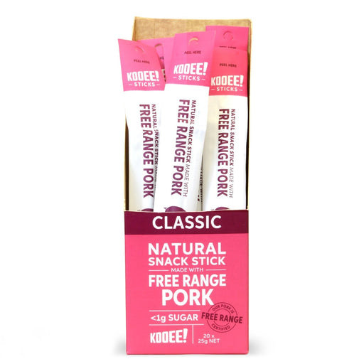 Free Range Pork Stick - Box of 20 - Yo Keto