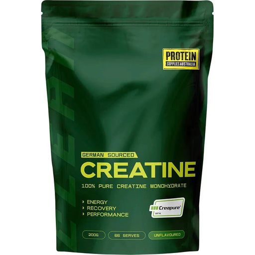 German Sourced Creatine Monohydrate - Creapure® - 200g - Protein Supplies Australia