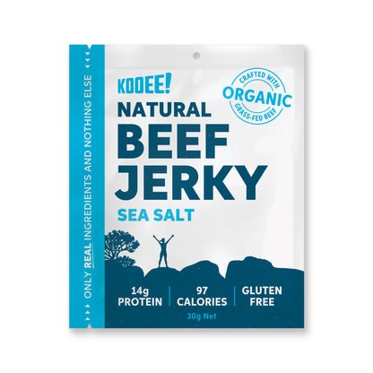 Grass Fed Beef Jerky - Sea Salt - 30g - Carnivore Store