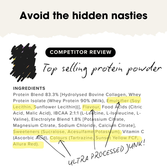 Grass - fed Whey Protein Powder - Creamy Vanilla - 900g - Chief