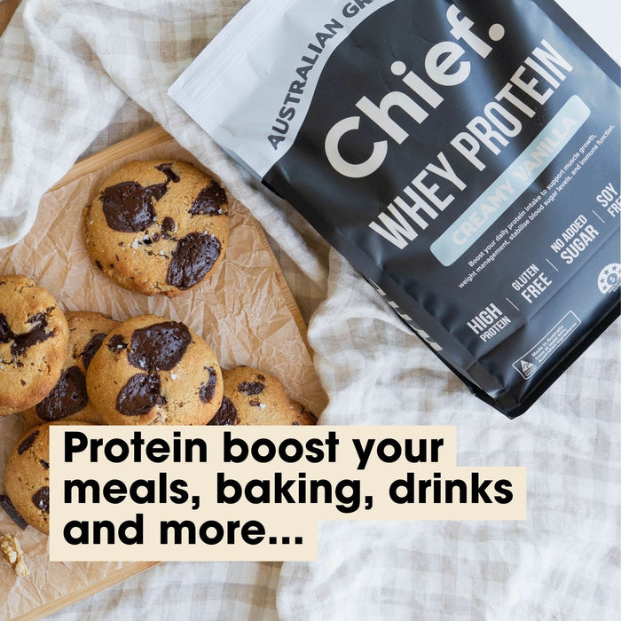 Grass - fed Whey Protein Powder - Creamy Vanilla - 900g - Chief