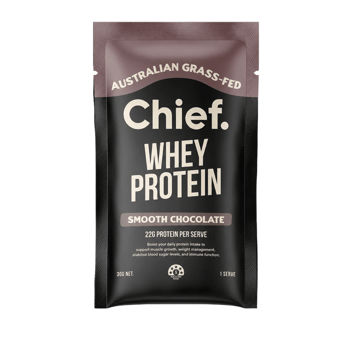 Grass-fed Whey Protein Powder - Smooth Chocolate - 30g