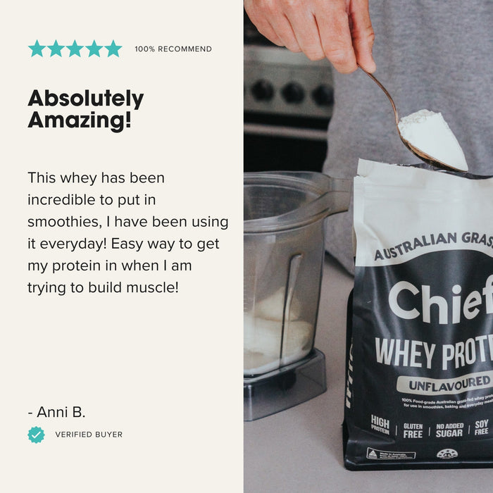Grass - fed Whey Protein Powder - Unflavoured - 900g - Yo Keto