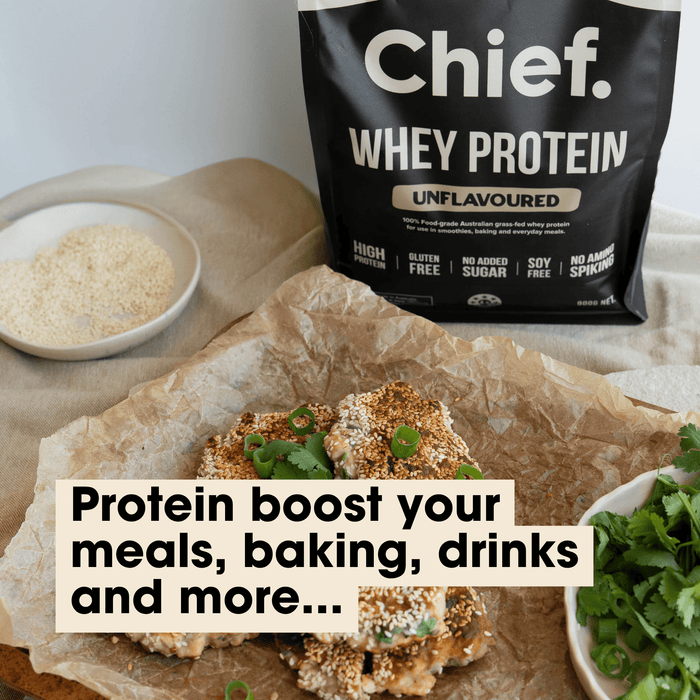 Grass - fed Whey Protein Powder - Unflavoured - 900g - Chief