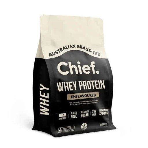 Grass - fed Whey Protein Powder - Unflavoured - 900g - Chief