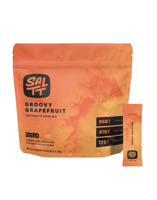 Groovy Grapefruit Electrolyte Drink Mix - 30 Sticks - SALTT